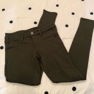 Aeropostale Stretch Olive Pants NWOT